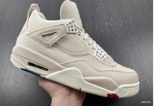 Cheap EP 4 DQ4909-100 Retro DQ4909-100 Blank Jordan (W) Canvas 0427